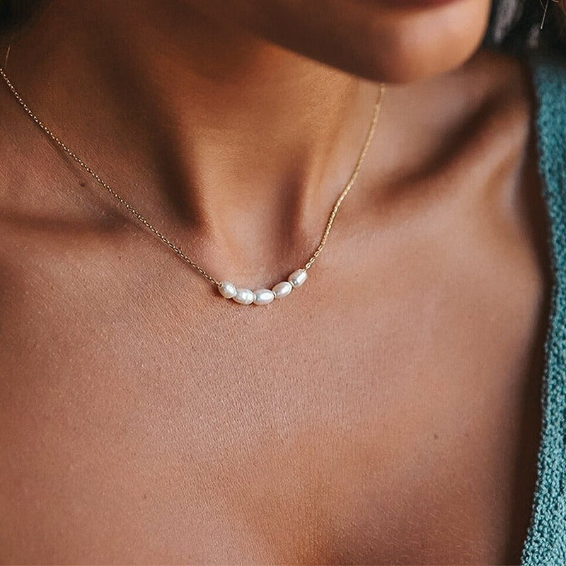 Collier perle femme