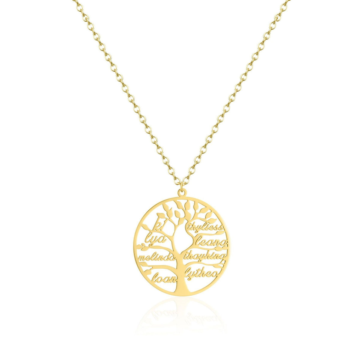 Collier arbre de vie personnalisé