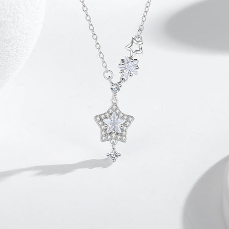 Collier étoile en argent