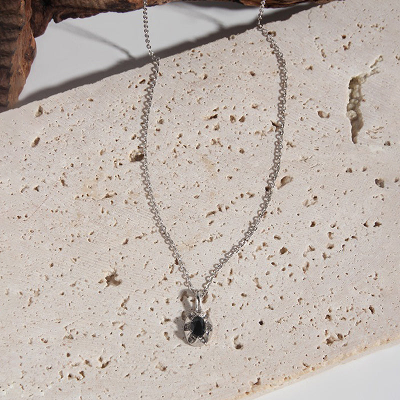 Pendentif pierre de lune doré