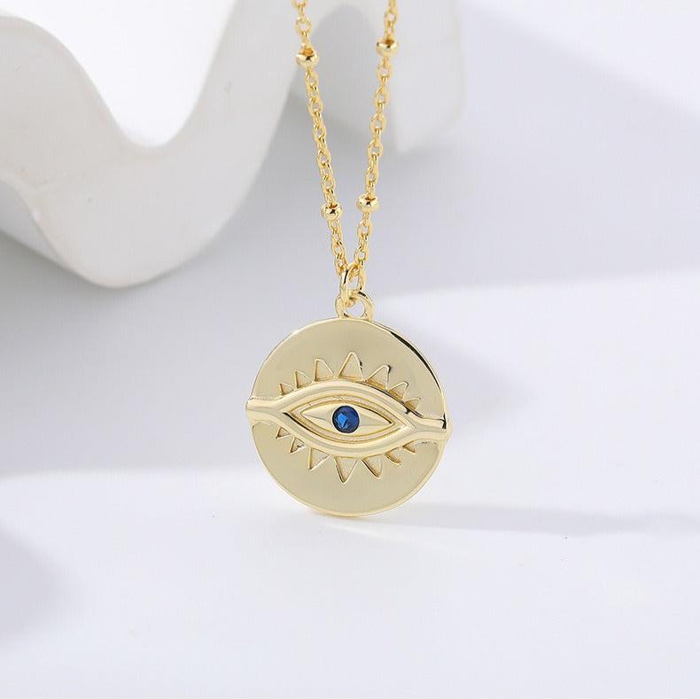 Collier œil or