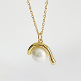 Collier perle or