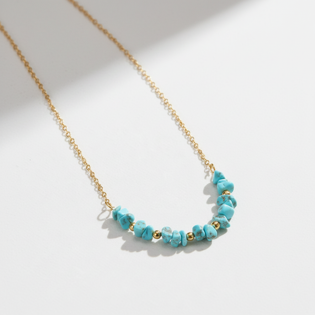 Collier pierre semi-précieuse