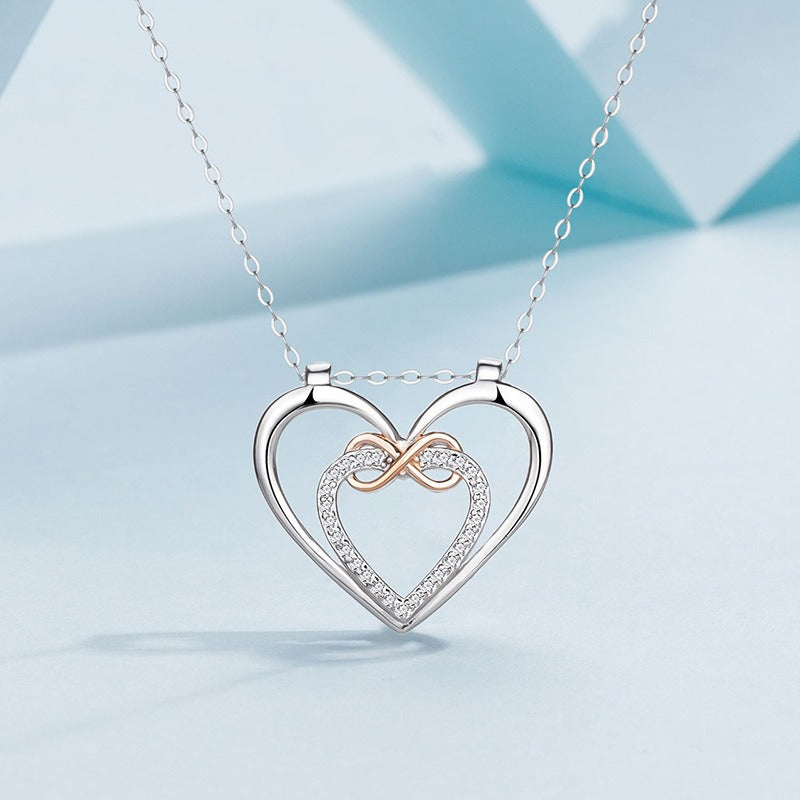 Pendentif cœur infini