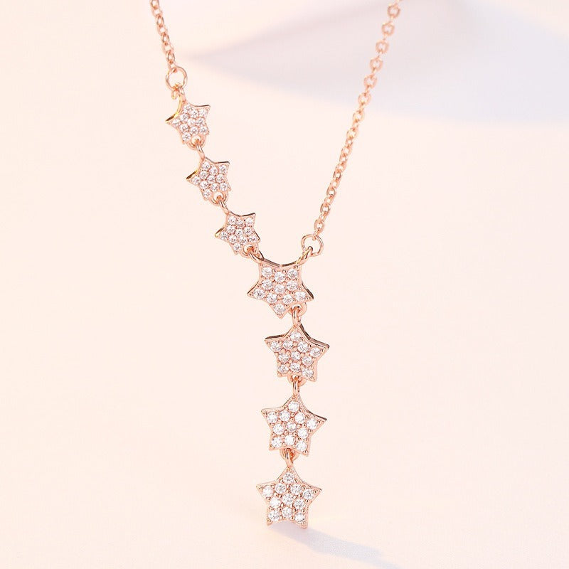 Collier étoiles Rose Gold