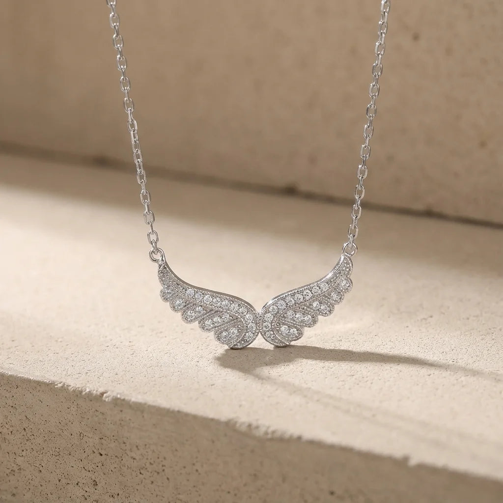 Pendentif ange en argent