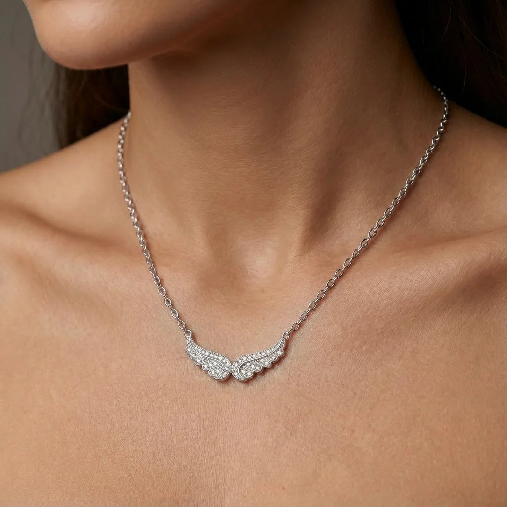 Pendentif ange en argent