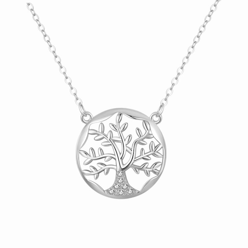 Collier avec pendentif arbre de vie en argent