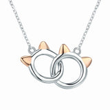 Pendentif chat porte-bonheur