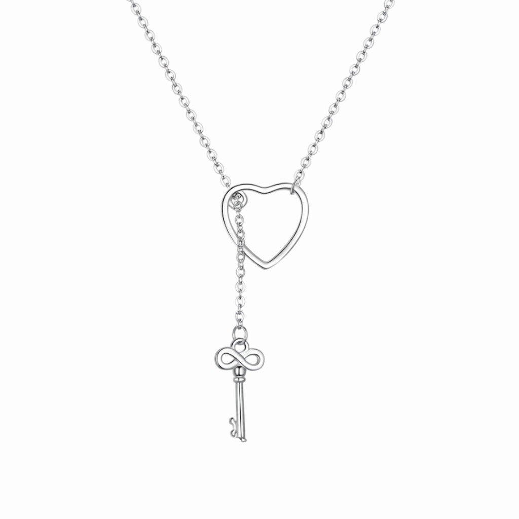 Pendentif cœur clé