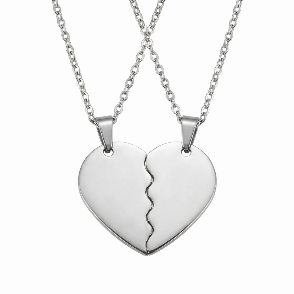 Collier Coeur Séparable Couple | Comme des Aimants Collier Coeur Séparable Couple | Comme des Aimants