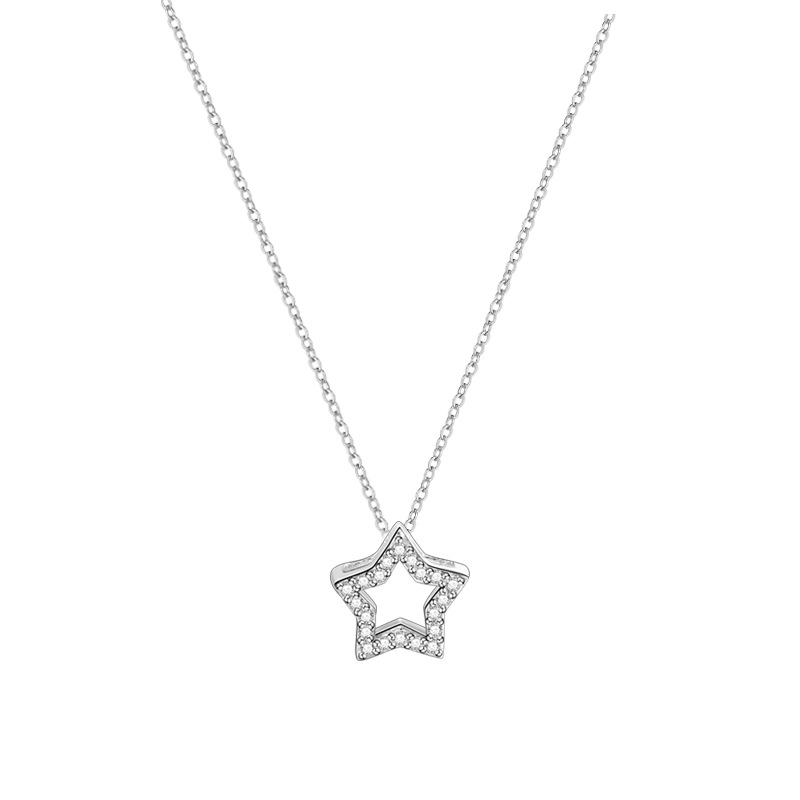 Pendentif étoile du soir argent