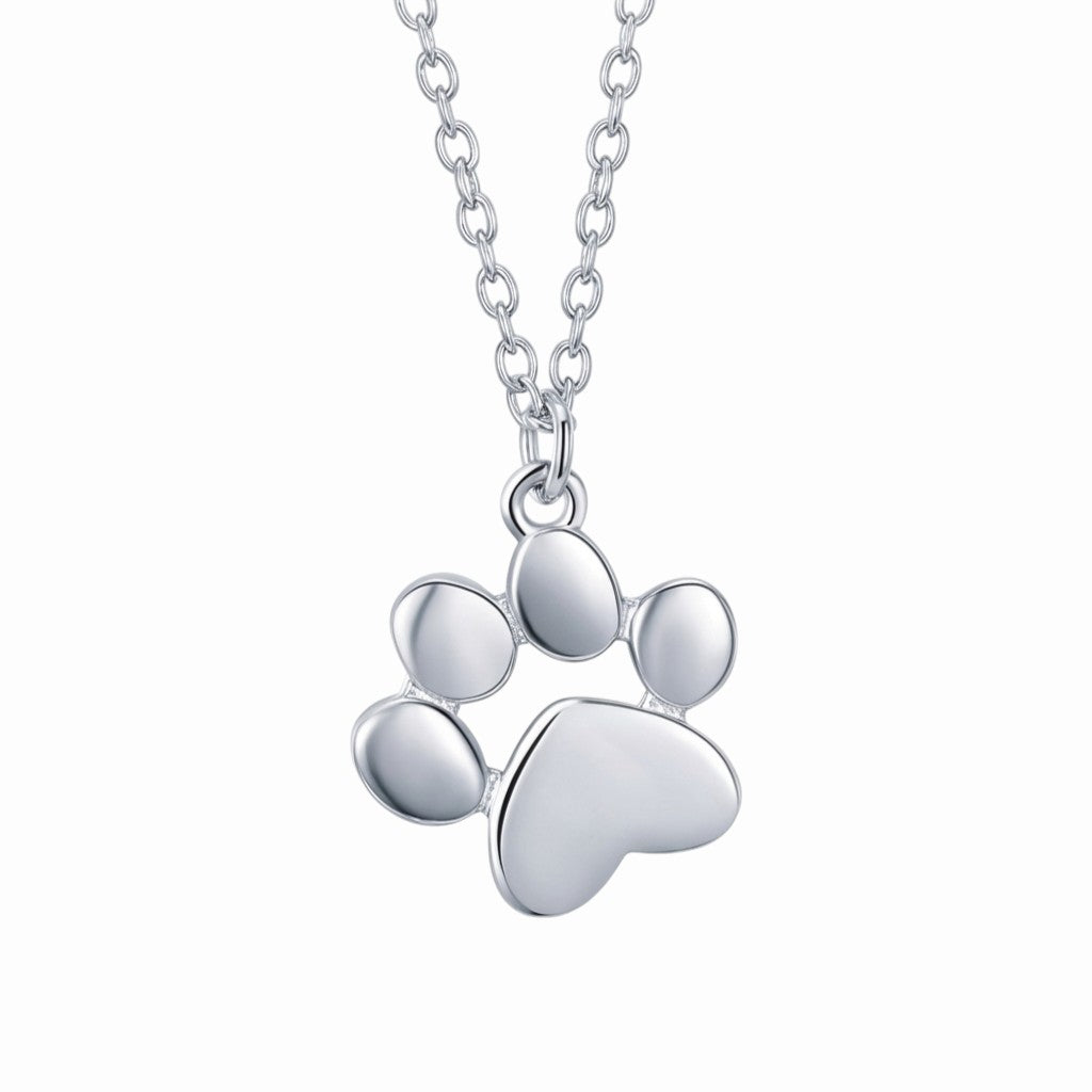 Pendentif patte de chat argent