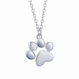 Pendentif patte de chat argent