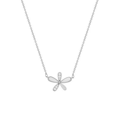 Collier fleur brillante