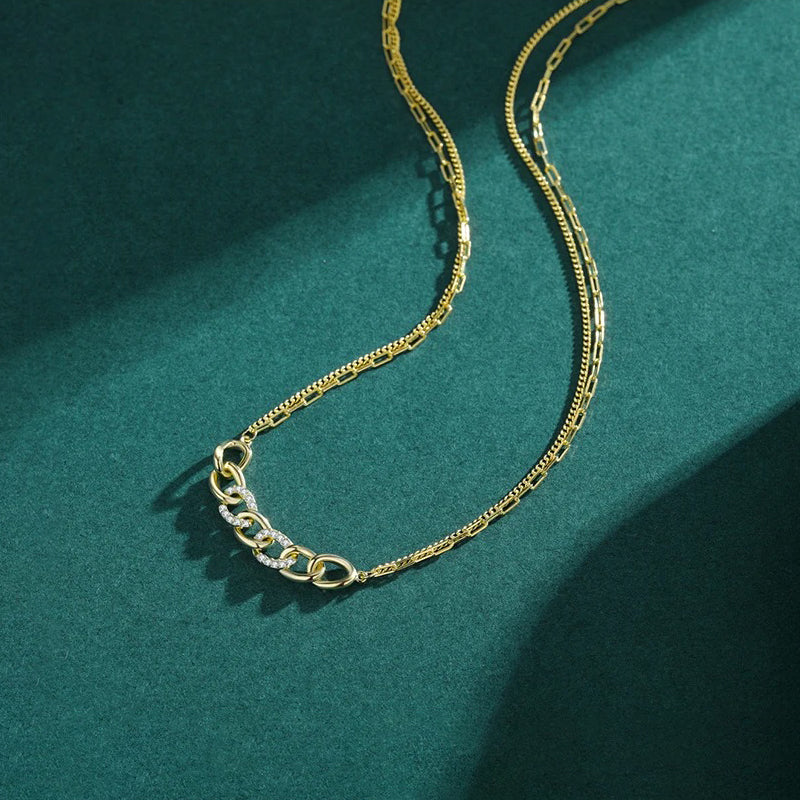 Collier maille chaîne en argent