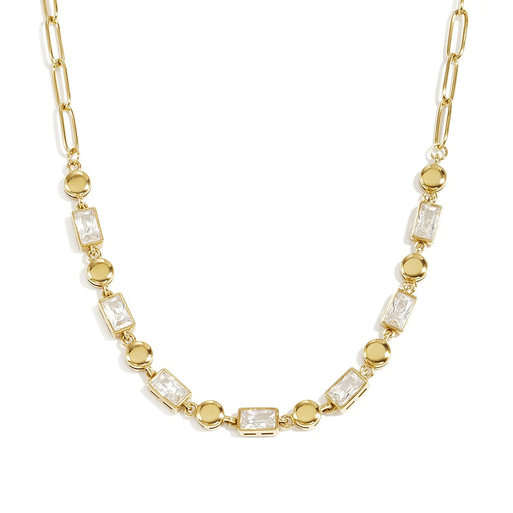 Colliers pendentifs en acier inoxydable, forme géométrique, collection simple pour le quotidien, bijoux pour femmes