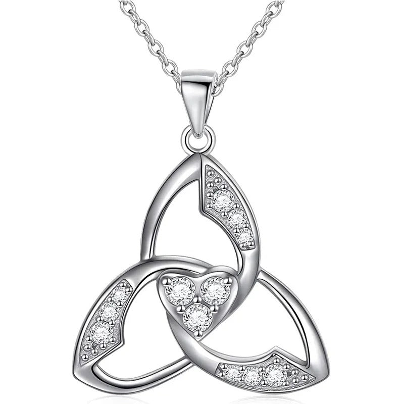 Collier triangle femme