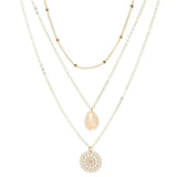 Collier multirang bohème