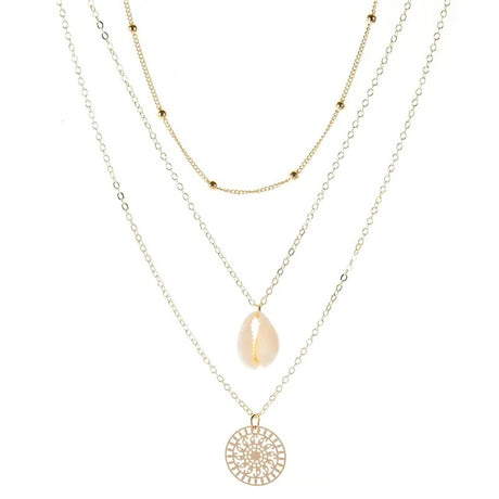 Collier multirang bohème