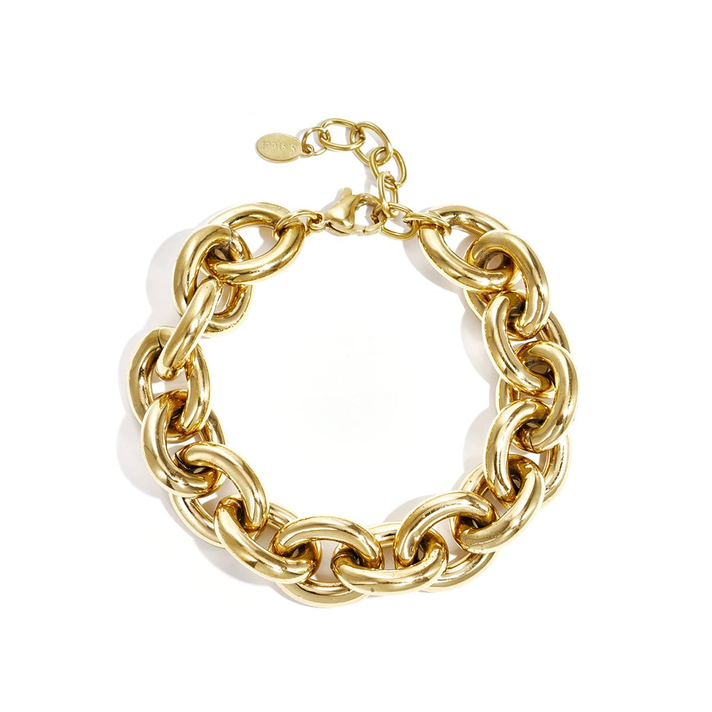 Bracelet à gros maillons