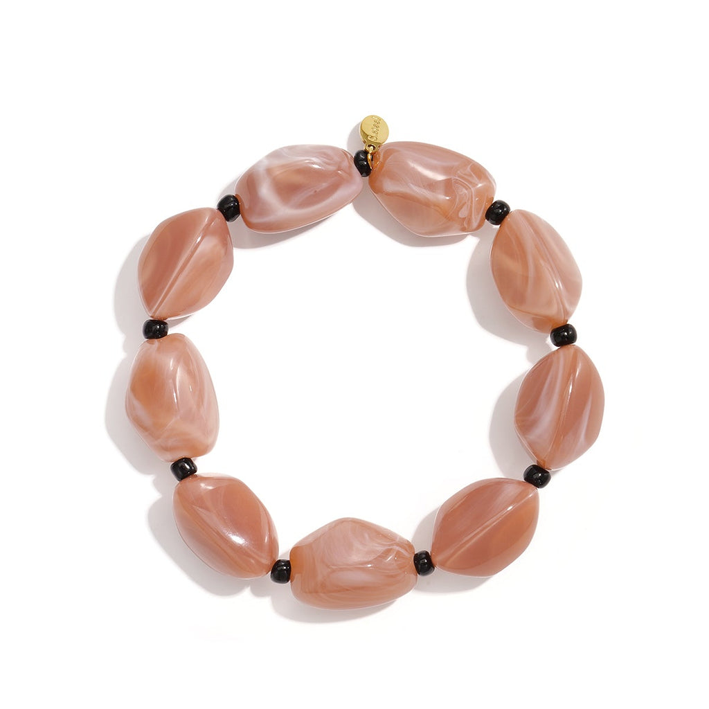 Bracelets en perles acryliques, bijoux simples pour femmes, collection Daily Simple