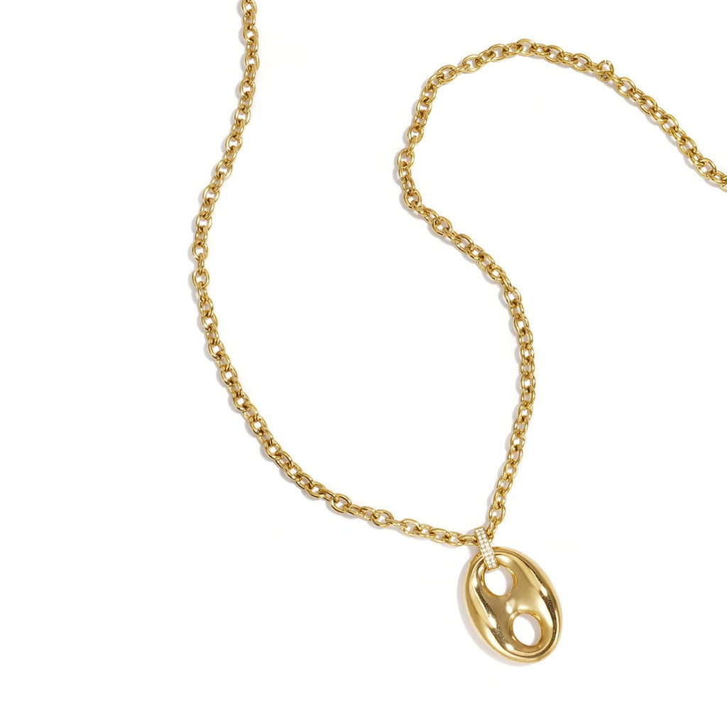 Elegant 70cm+ Gold Long Necklace with Rhinestones