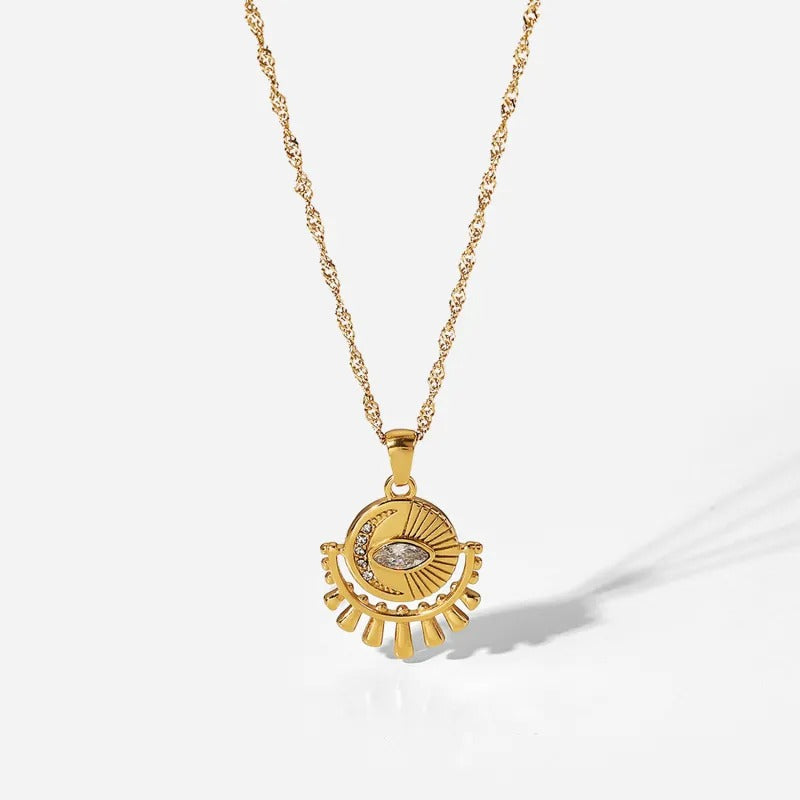 Collier œil soleil