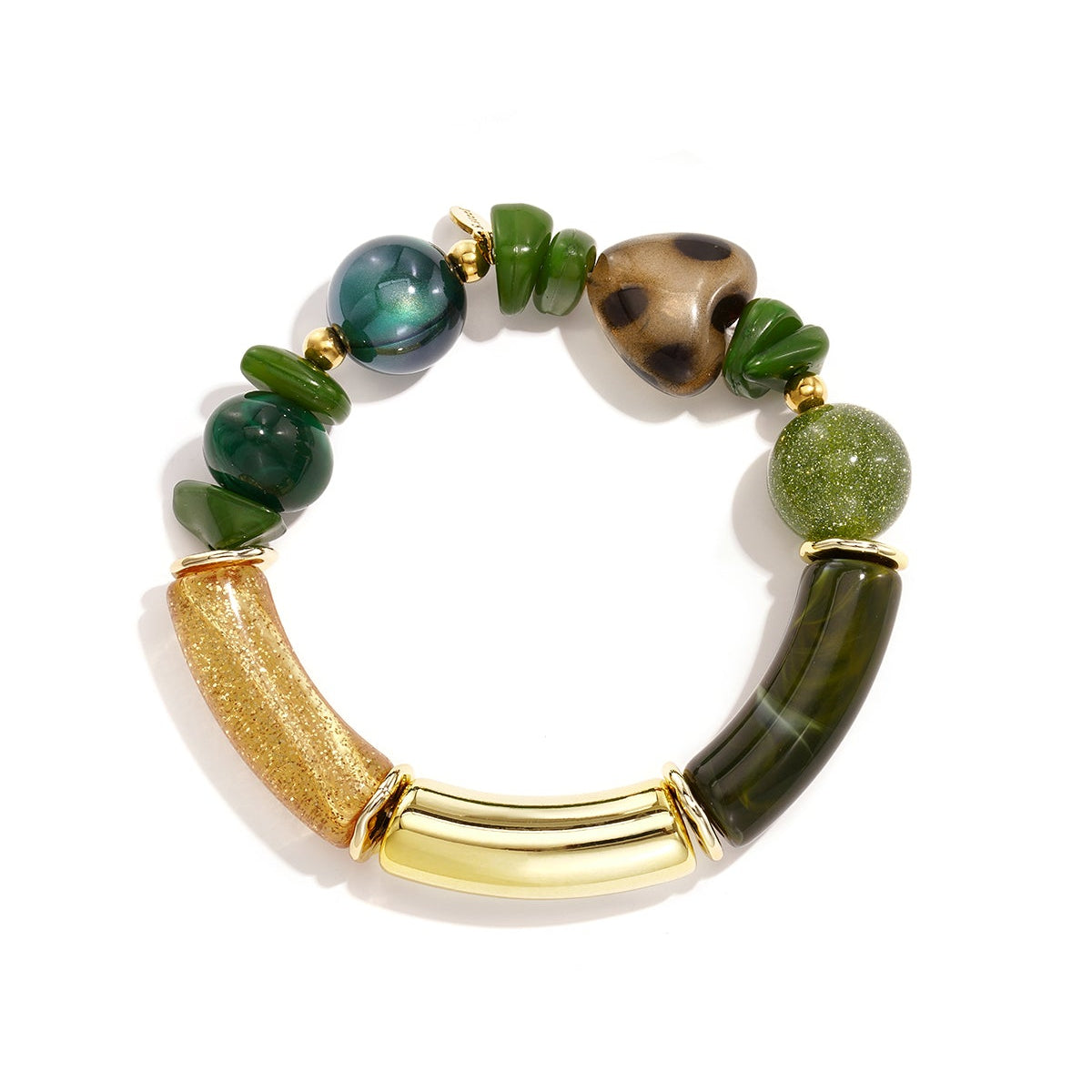Bracelets en perles acryliques, bijoux simples pour femmes, collection Daily Simple