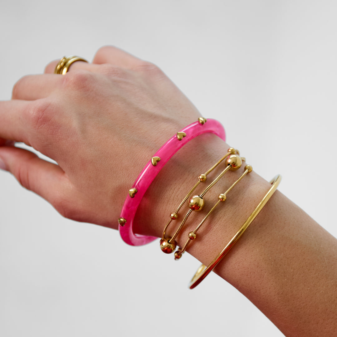 Bracelet à chaînes et à pois Image
