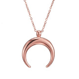 Collier lune inversée