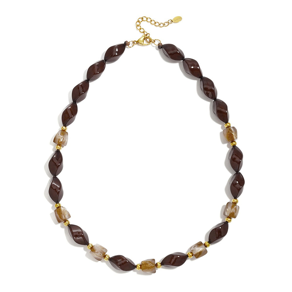 Colliers de perles acryliques de forme irrégulière, collection Simple Daily Simple, bijoux pour femmes