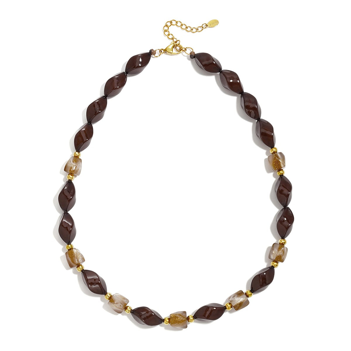 Colliers de perles acryliques de forme irrégulière, collection Simple Daily Simple, bijoux pour femmes