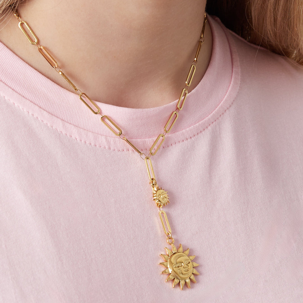 Collier Double Soleil