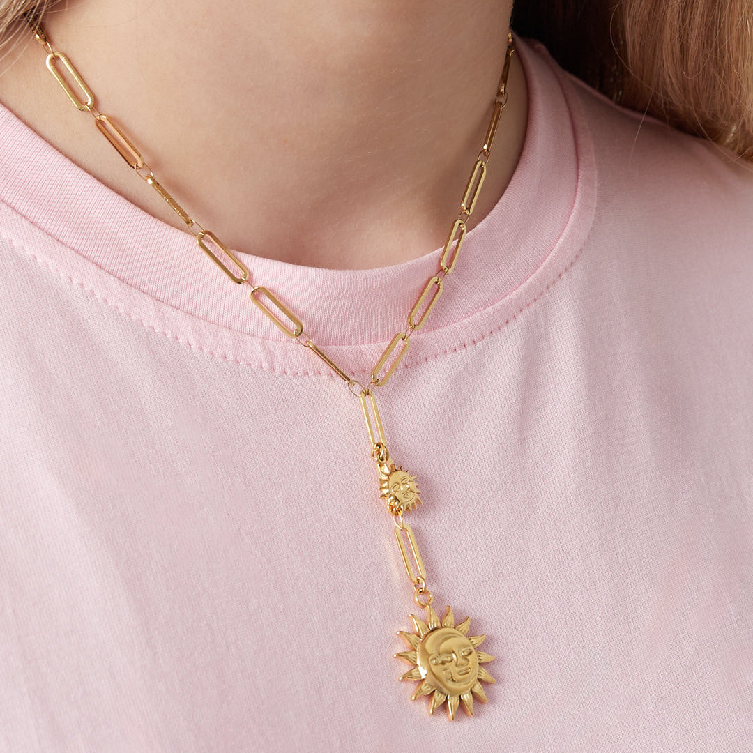 Collier Double Soleil