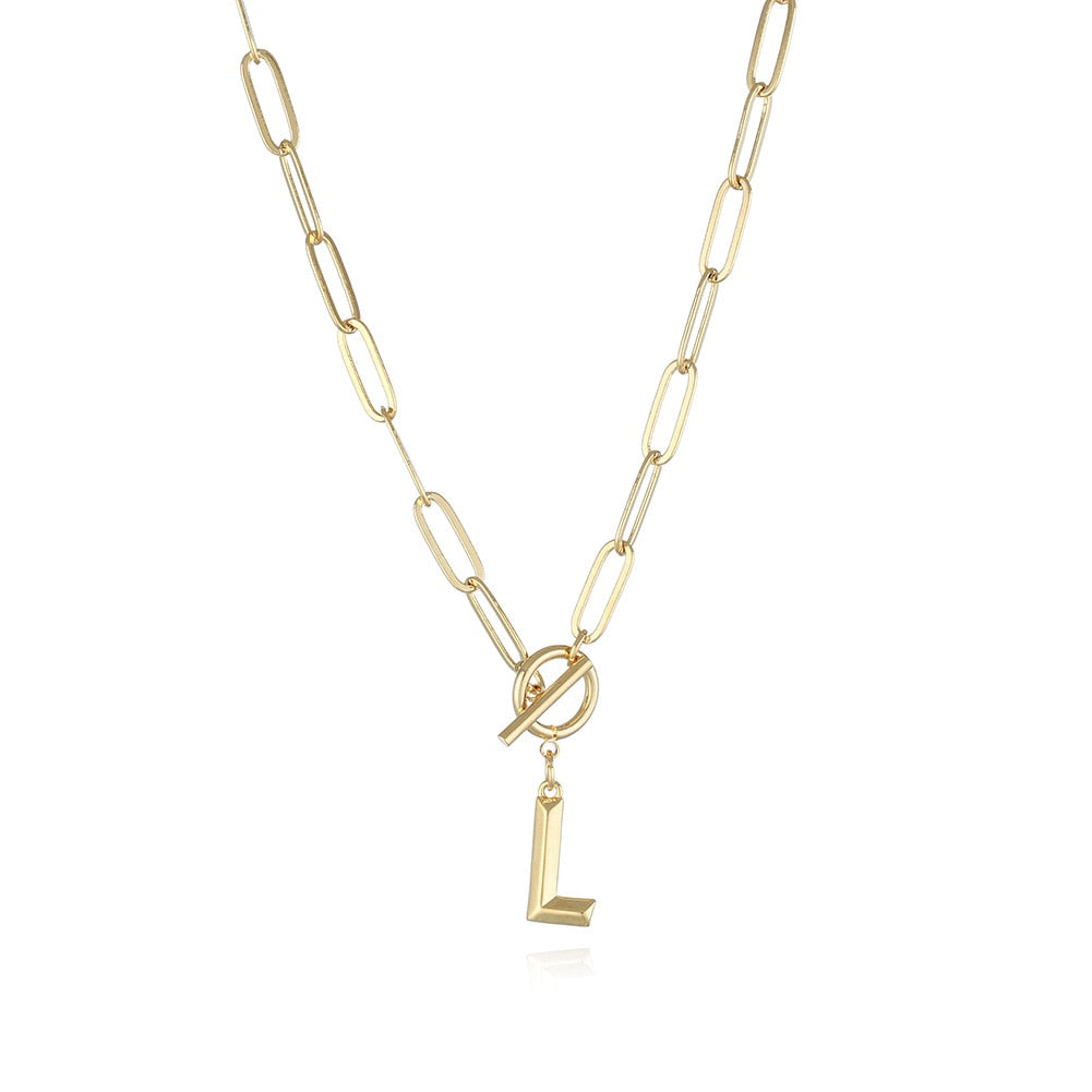 Collier initiale femme