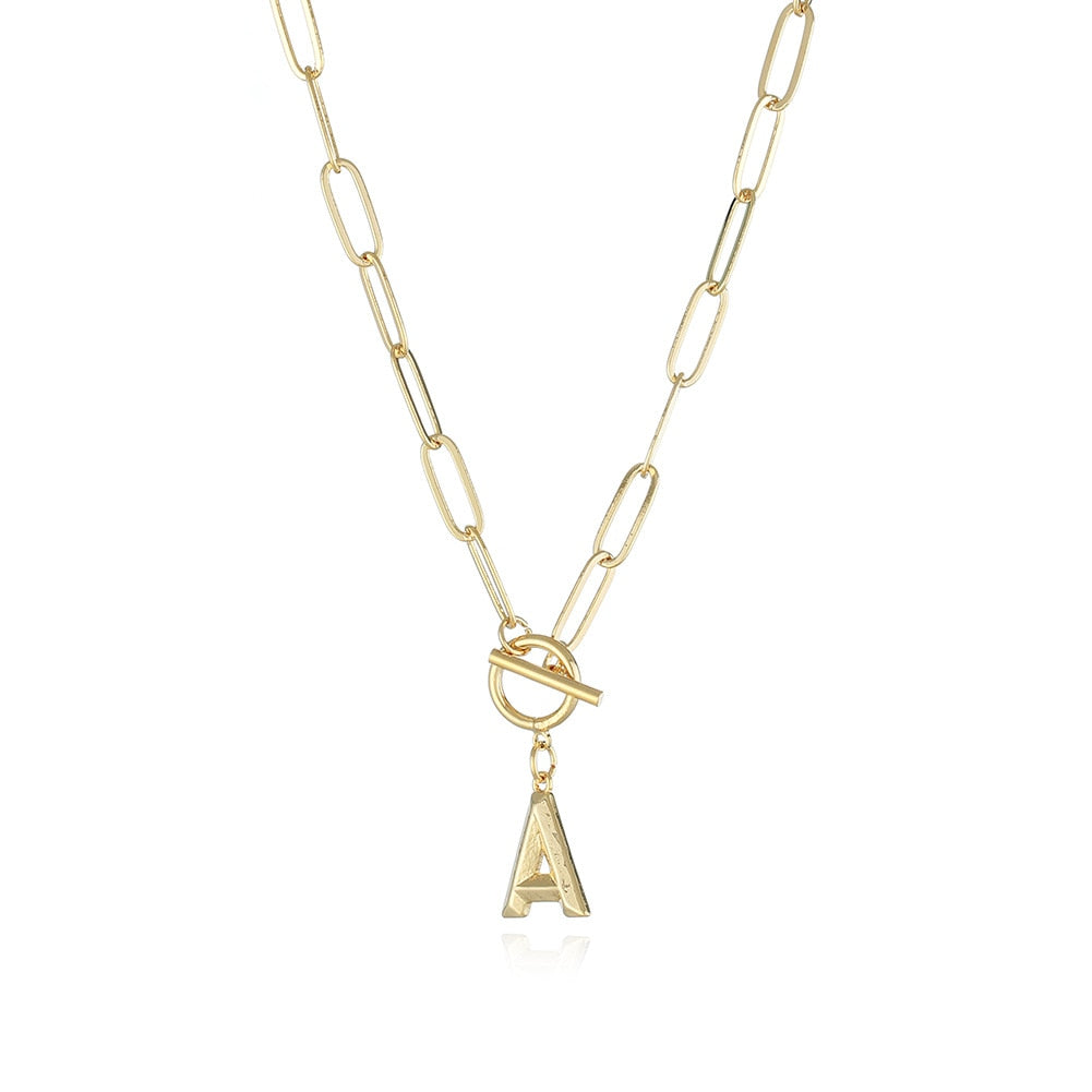 Collier initiale femme