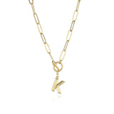 Collier initiale femme