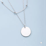 Collier pampille argent