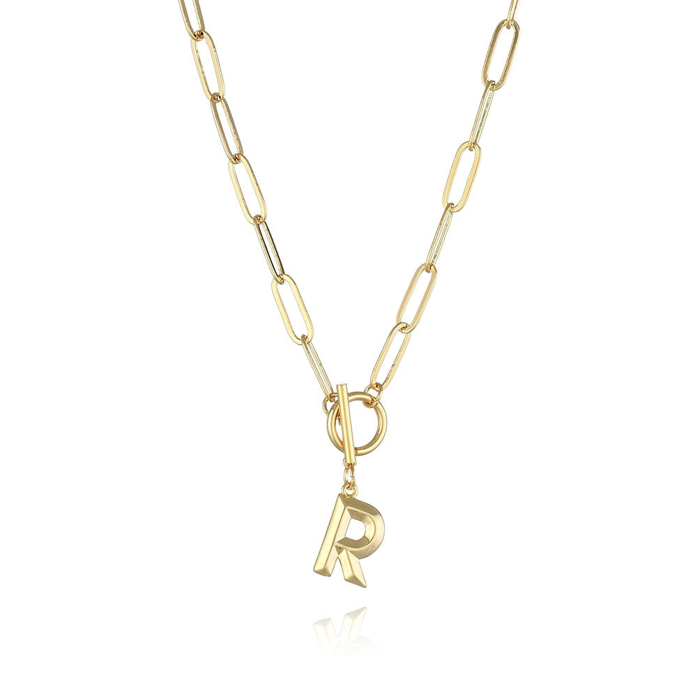 Collier initiale femme