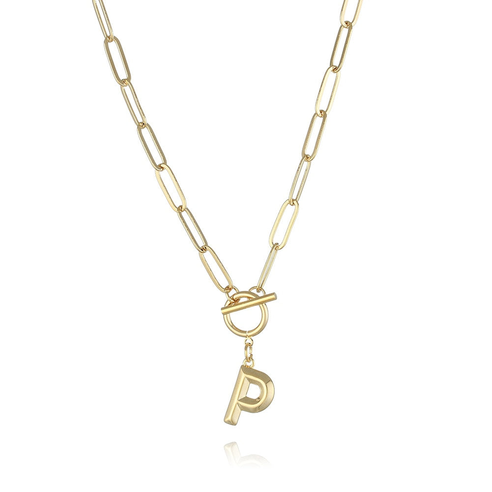 Collier initiale femme