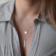 Collier multirang argent 925