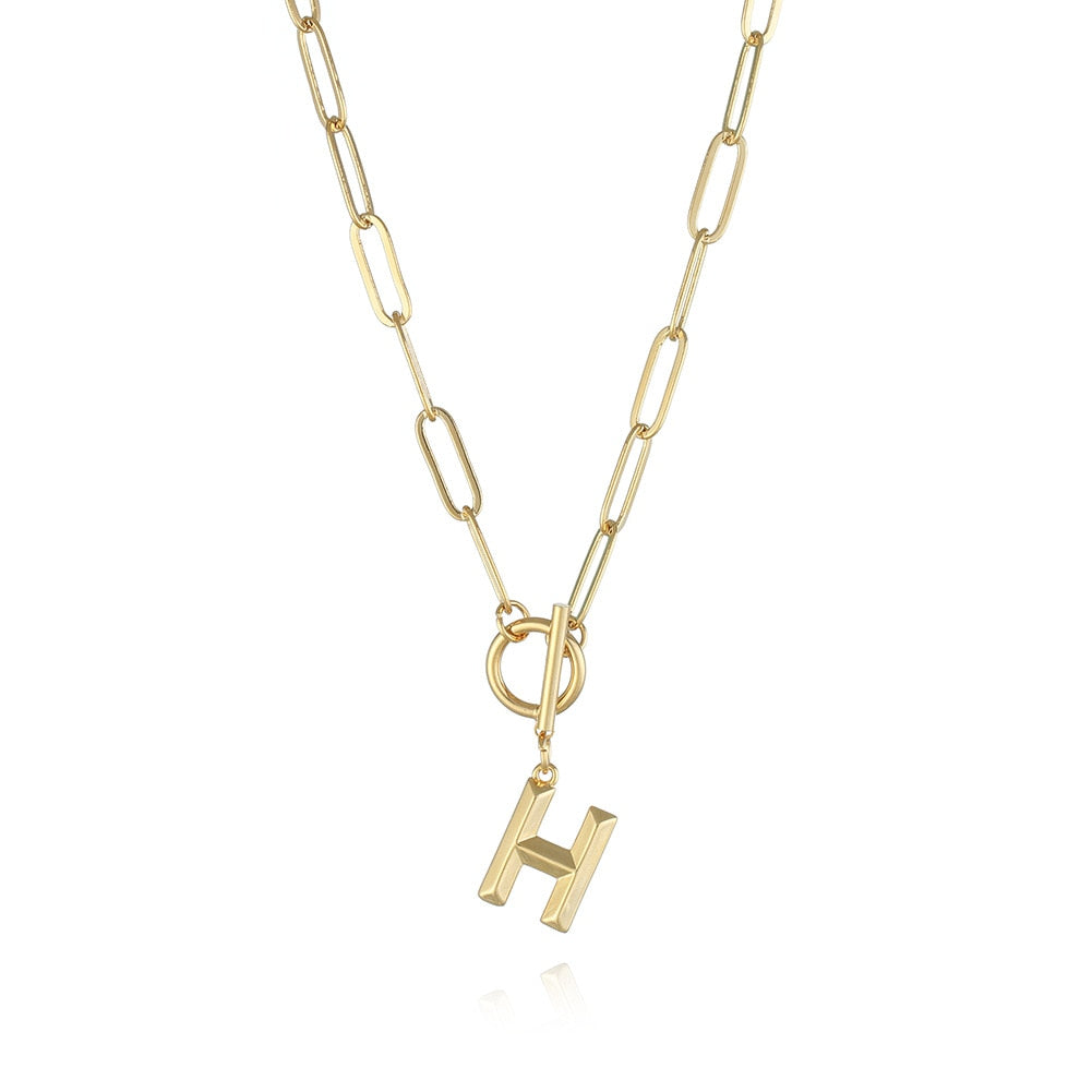Collier initiale femme
