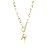 Collier initiale femme