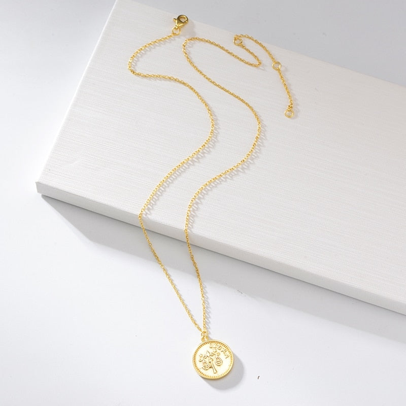 Collier signe astrologique or