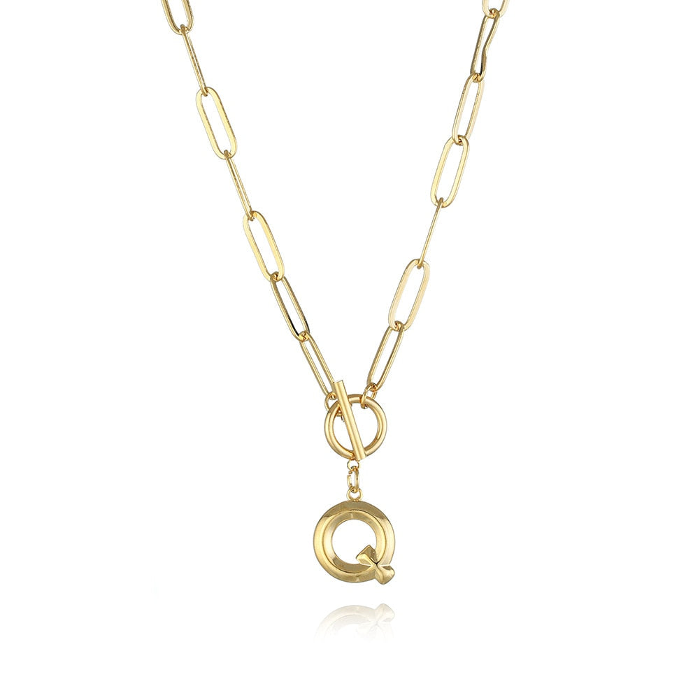 Collier initiale femme