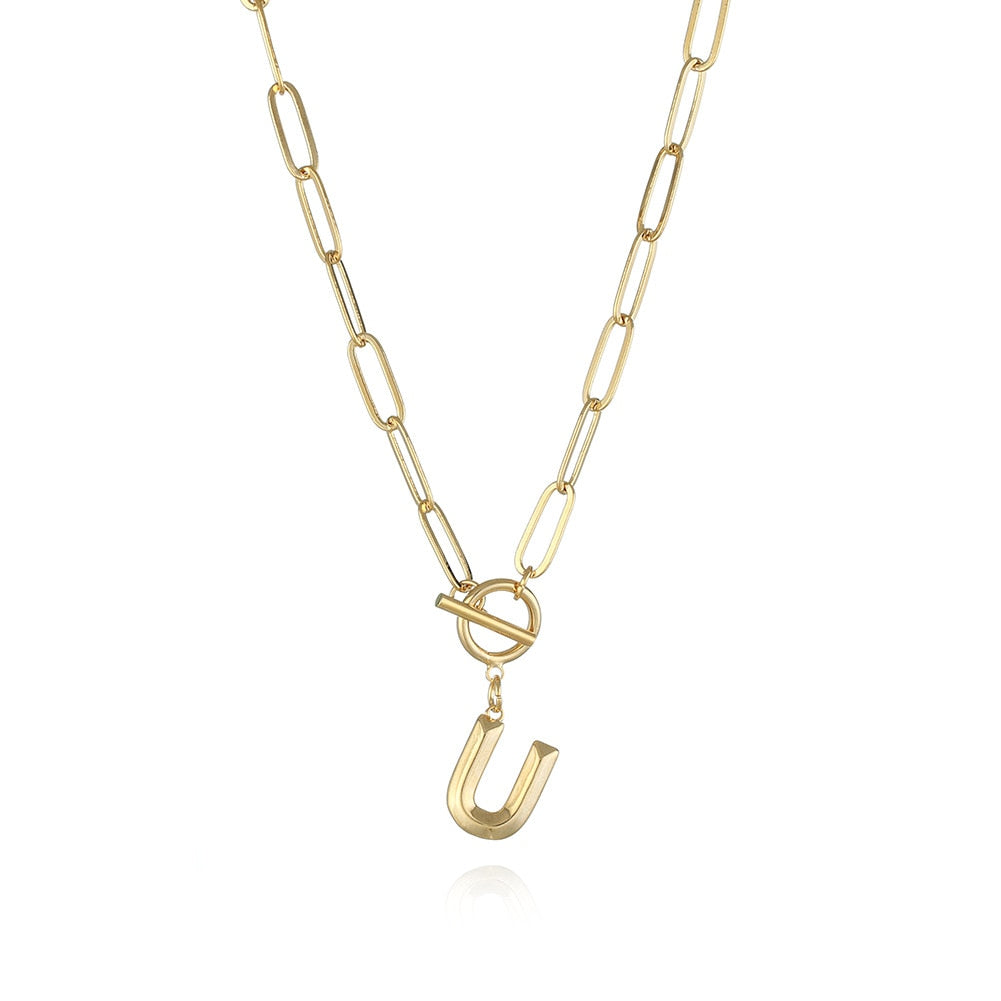 Collier initiale femme