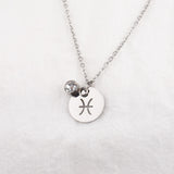 Collier signe astrologique inoxydable