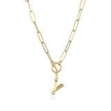 Collier initiale femme