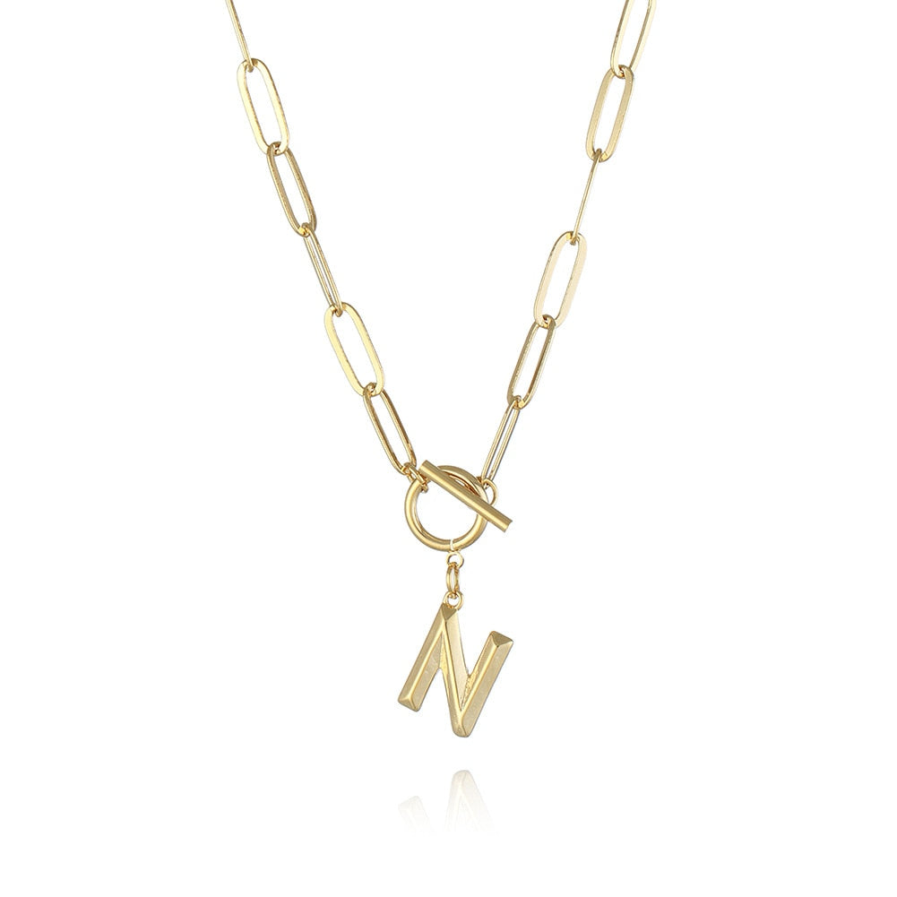 Collier initiale femme